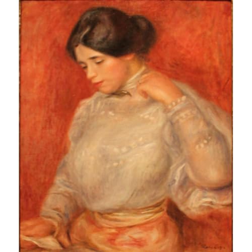 Toile Renoir Graziella ARTICULOZY l'élégance impressionniste source d'émotion
