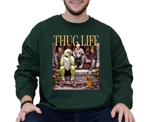 Thug Life Christmas Sweater - Funny Unisex Christmas Sweatshirt - Chirstmas Friends Sweatshirt for Women & Men2