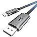 Produktbild uni USB C zu DisplayPort-Kabel (4K@60Hz, 2K@165Hz), 1m/3ft Thunderbolt 3/4 zu DisplayPort-Kabel, Kompatibel für iPhone 15 Pro Max, MacBook Pro, MacBook Air, iPad Pro, XPS, Surface Book usw.