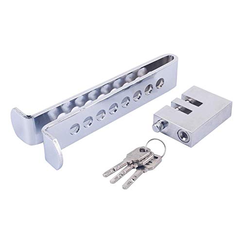 Antirrobo automático de Acero Inoxidable de 8 Agujeros de Bloqueo del Embrague Protección del vehículo Seguridad Suministros de Bloqueo del Freno del Coche