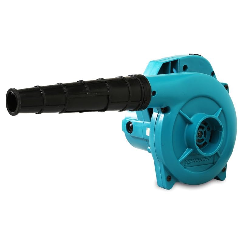 Image of TOMAHAWK T 730 Cord Blue Air Blower 600W, 16500 RPM Variable Speed Powerful Handheld Blower, Lawn Care, Snow Blowing, Dust Cleaning | Leaf Blower for Home, Workshop & Professional Use