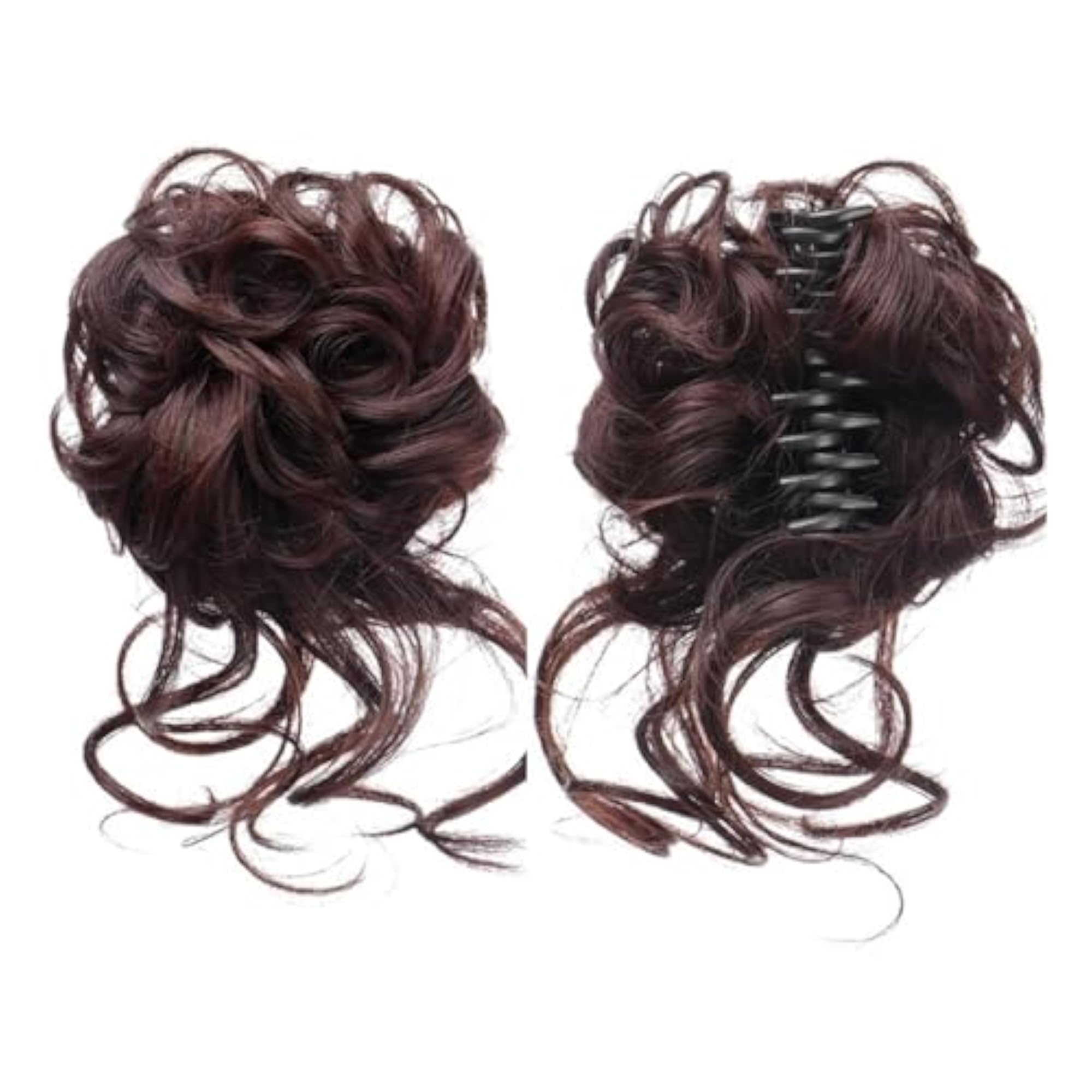 Elastic Tousled Bun Scrunchies for Women & Girls