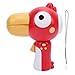 Tihebeyan Multi Language Changer Megaphone with 3 Language Fffects Funny Cartoon Bird Design for Children Performance Present Presentation (Red)