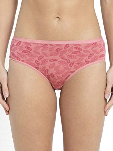 Image of Jockey 1807 Women's High Coverage Micro Modal Elastane Stretch Mid Waist Hipster with Ultrasoft Exposed Waistband