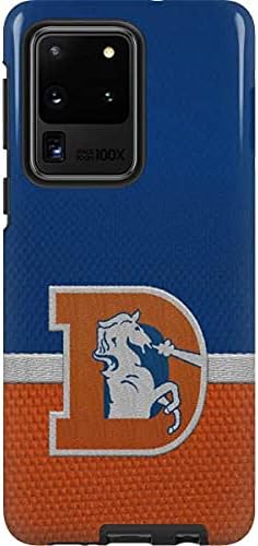 Skinit Pro Phone Case Compatible with Galaxy S20 Ultra 5G - Officially Licensed NFL Denver Broncos Retro Logo Design