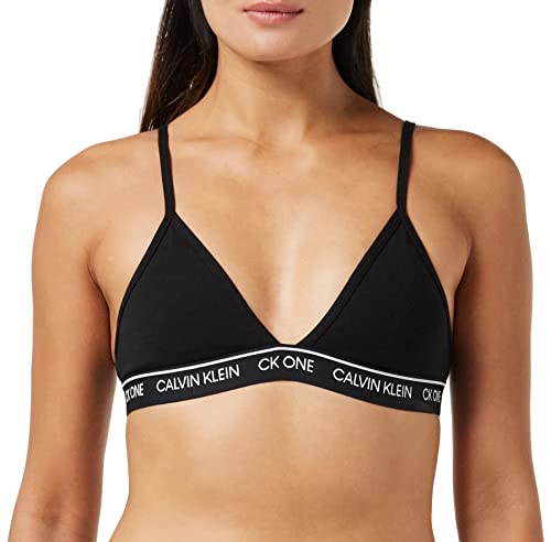 Calvin Klein Damen BH Bralette Unlined Triangle ohne Bügel, Schwarz...