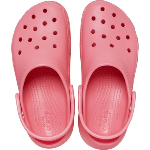 Image of Crocs Women's Classic Platform Clog, Hot Blush, 5 US
