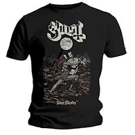 Rock Off officially licensed product High quality black unisex t-shirt featuring front printing. soft-style cotton Machine wash at 30 degrees, wash inside out, Don't bleach, dry low, don't iron decoration.