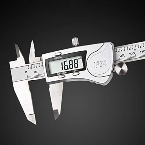 Calibrador electrónico IP54 con pantalla LCD para medir en milímetros y pulgadas 3