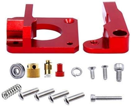 Tesseract Upgrade MK8 Extruder Aluminum Alloy Block Bowden Extruder Frame 1.75mm Filament for Creality 3D Ender3, CR-7,CR-8, CR-10, CR-10S, CR-10 S4, and CR10 S5 3D Printer (Right Hand)