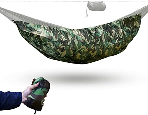 Onewind Premium Hammock Underquilt Protector for Single and Double Hammock, Lightweight Durable Protective Cover with Insulation for Camping, Backpacking and Travel, Camo Print