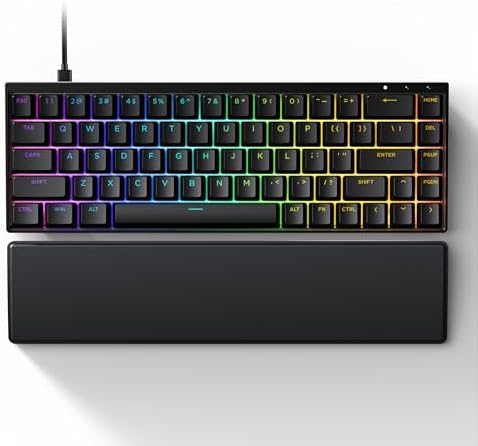 Amazon.com: Syntech Chronos G68HE Hall Effect Rapid Trigger Keyboard ...