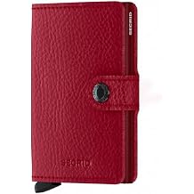 Rosso Bordeaux Miniwallet in Vegetable-Tanned Leather by Secrid