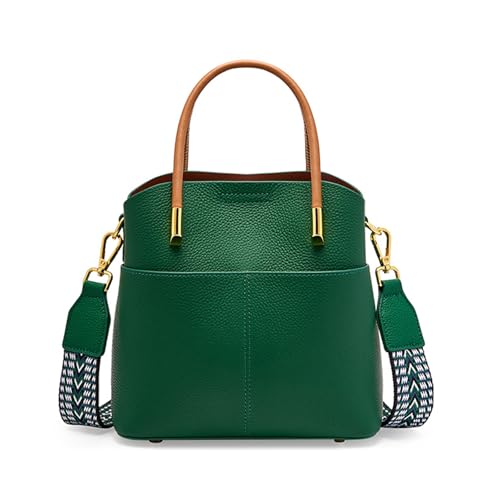 Bucket Bag for Women, Top-Handle Handbags, Bucket Purses Shoulder Bag for Women with Removable Straps