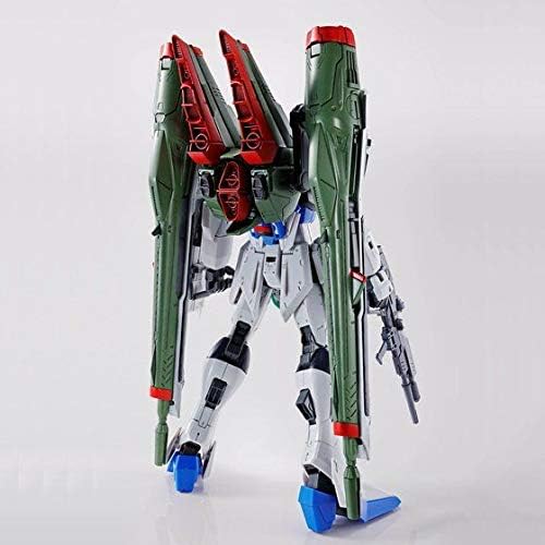 Rear view of the Blast Impulse Gundam, highlighting the Blast Silhouette backpack.