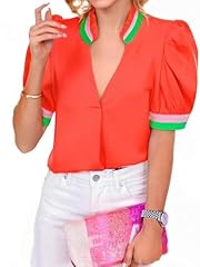 Carrot Color Block Tops