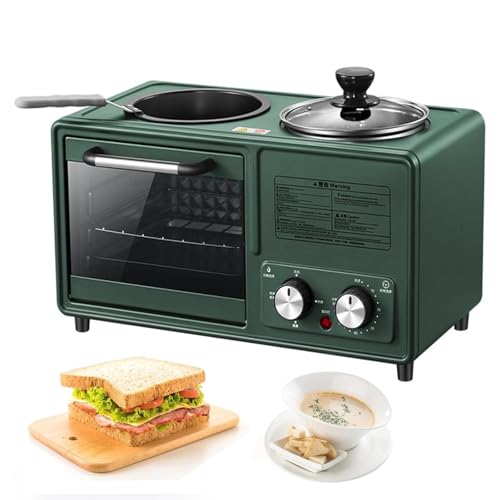 Machine à petit-déjeuner 4 en 1 compacte double face pour sandwichs 1600W