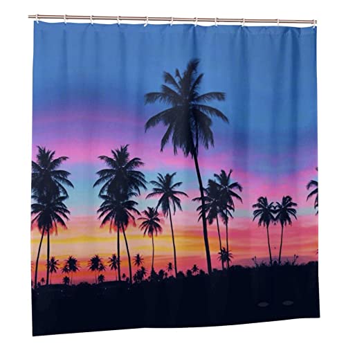 Rideau de douche imperméable 183 x 183 cm imprimé exotique - 2