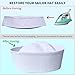 Ubauta White Sailor Hat Costume: US Navy Hats for Parties Halloween and Weddings 22.5