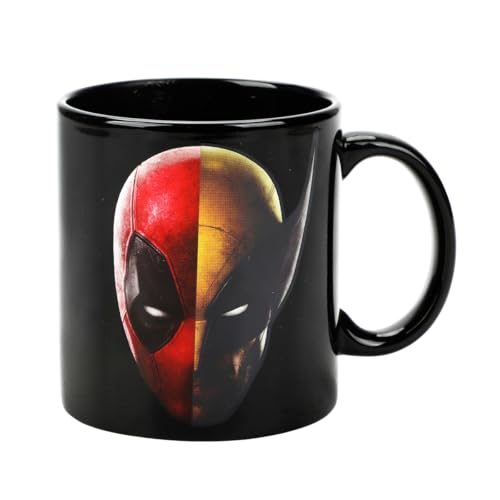Taza cerámica Reactiva al Calor Deadpool & Wolverine 16 oz