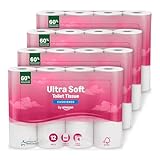 by Amazon Ultra Soft Toilet Tissue, 4-ply, 48 Rolls (4 Packs of 12), 160 Sheets per Roll, FSC Certified