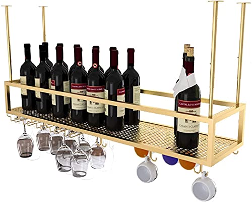 Casier à vin suspendu pour bar afin de libérer l'espace et ranger les verres au plafond - 2