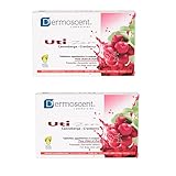 Dermoscent Uti-Zen | Doppelpack | 2 x 30 Tabletten | Ergänzungsfuttermittel für Hunde & Katzen mit Cranberry-Extrakt |Zur Unterstützung der physiologischen Funktion des Harntrakts