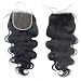 BLUPLE 5x5 Body Wave Lace Closure Brazilian Virgin Human Hair Free Part (18 inches, Body Wave)