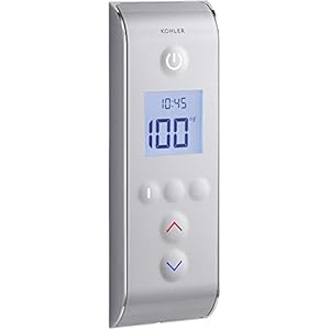 KOHLER K-558-1CP DTV Prompt Three-Outlet Digital Interface, Satin/Polished Chrome, Black, 7.75 x 2.69 x 0.75 inches