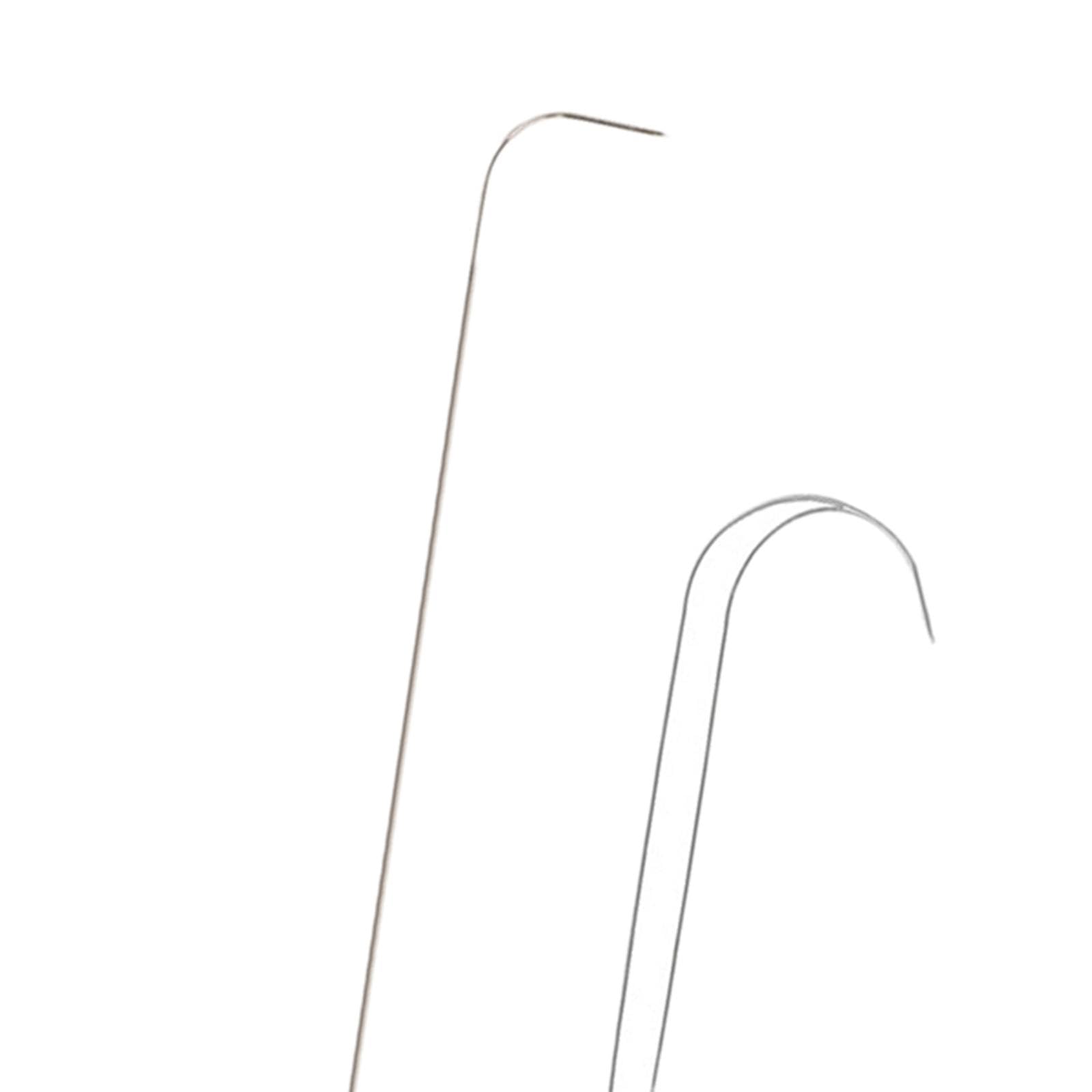 Perlenspinnschale Zum Schnellen Und Effizienten Auffädeln von Perlen, Perlenhalter, Perlenschalen für Tonperlen, Bastelbedarf für DIY Projekte, Bigeye Gebogene Nadel