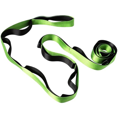 TESSTSY Sangle Yoga pour Étirement avec 12 Boucles