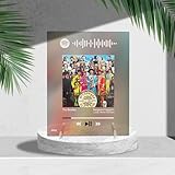 The Beatles Spotiify Album Plaque (Sgt. Pepper’s Lonely Hearts Club Band Album) — Beatles Gifts, Beatles Memorabilia and Gifts, Beatles Merchandise, The Beatles Poster, The Beatles Merch (8'x10')