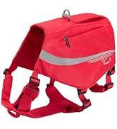 EXCELLENT ELITE SPANKER Nylon Dog Backpack with Handle,Zipped Pockets & No Pull D-Rings,Lightweig...