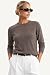 Arach&Cloz Pullover Damen Wolle Blend Elegant Herbst Winter Warm Strickpullover Rundhals Pulli Bluse Tops
