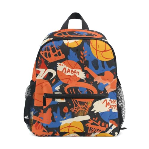 Sac à dos pour tout-petits avec sifflet de sécurité pour voyage enfant 1-6 ans basket