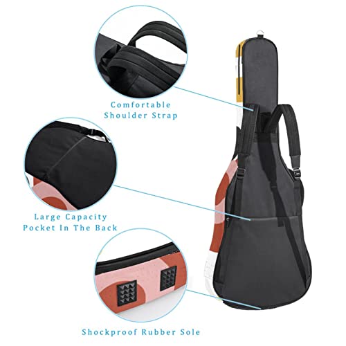 Housse étanche pour guitare acoustique avec double bandoulière et poche Motif graffiti, Multicolore 10., 42.9×16.9×4.7… - Les Beatles, Paul McCartney, John Lennon, RIngo Starr, George Harrison Housse étanche pour guitare acoustique avec double bandoulière et poche Motif graffiti, Multicolore 10., 42.9x16.9x4.7… – Image 4