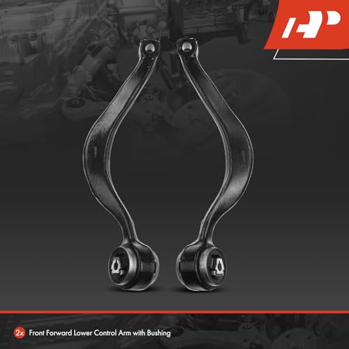 A-Premium 2 x Front Forward Lower Control Arm, with Bushing, Compatible with BMW E53 Series - X5 2000-2006 by A-Premium - Image 2