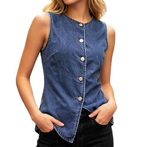 Chaleco vaquero de mujer ideal para tus escapadas a la playa y fiestas