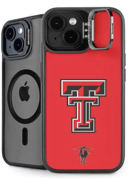 Skinit Kickstand Phone Case Compatible with iPhone 13 - Officially Licensed Texas Tech University Bold Design