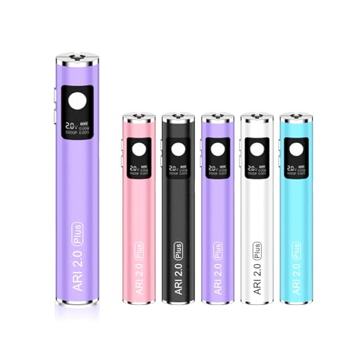 Yocan Ari 2.0 Plus Battery�i���J�� �A�� 2.0 �v���X�j�y���^ ���F�|���C�U�[ 510�K�i�Ή� 510�X���b�h 900mAh ��e�ʃo�b�e���[ Type-C�[�d OLED�f�B�X�v���C �d�������� ���K�i �R���p�N�g �����^�� �d