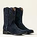 ARIAT Men's Yellowstone Midnight Rancher Western Boot, Oiled Navy Roughout, 7.5