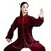 Produktbild BFGDS Tai Chi Kleidung Frauen Männer Herbst Und Winter Samt Tai Chi Anzüge Kampfkunst Shaolin Kung Fu Taekwondo Trainingsanzug Morgengymnastik Tai Chi UniformB-Medium