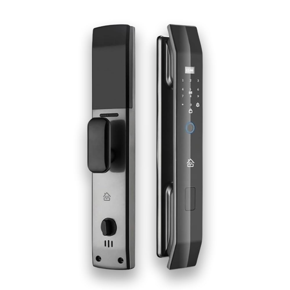 HomeMate Smart Door Lock - Black | Remote Control | Fingerprint | Password | RFID Cards | APP Control | WiFi Lock (B0CV55JL73) Amazon Price History, Amazon Price Tracker