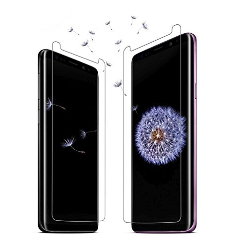 [2-Pack] Galaxy S9 Plus Tempered Glass - [Bubble Free] [Case Friendly] [Anti Fingerprint] [High Impact] [9H Hardness] Screen Protector for Samsung Galaxy S9 Plus [Easy Installation] Non Full Coverage
