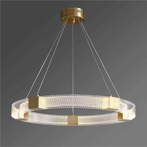 Lustre table manger 3 couleurs d'éclairage plafonnier salon chic s