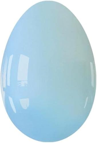 Miniatura 8 de Huevo de yoni sin perforar con piedra natural para ejercicio de Kegel, huevo de cuarzo rosa, cuarzo rosa, 1.772 x 1.181 in