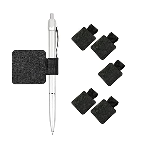 Porte Stylos Bureau,Porte Stylo,Porte Stylo Blouse,Porte Stylo Infirmiere,Porte Stylo Rigolo,Pen Holder,Coque Apple Pencil Porte Stylo 3M Adhésif Autocollant Pen Loop Cuir Durable Boucle de Stylo