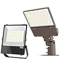 ADUB 480V 150W LED Parking Lot Light 21,000LM, UL Listed LED Shoebox Pole Light 5000K, 300W LED Flood Light ETL Listed, 42,000LM Bright LED Stadium Light