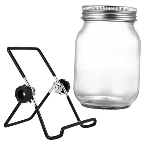 BESPORTBLE Kit per Germinazione in Barattoli di Coperchi Rete Set per Germogliatore da Interno per Coltivazione di Germogli di Soia Erba Medica Broccoli e Mungo