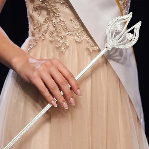 Sceptre avec strass accessoire concours de beauté et bal